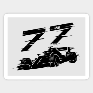 We Race On! 77 [Black] Magnet